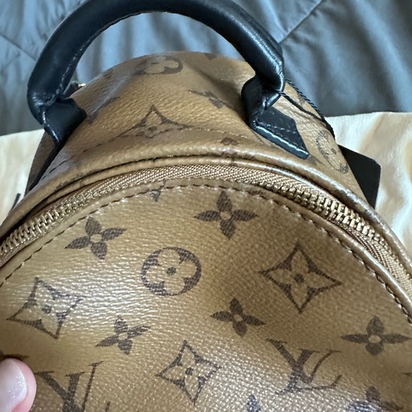 Louis Vuitton reverse monogram mini Palm Springs backpack - Picture 13 of 16